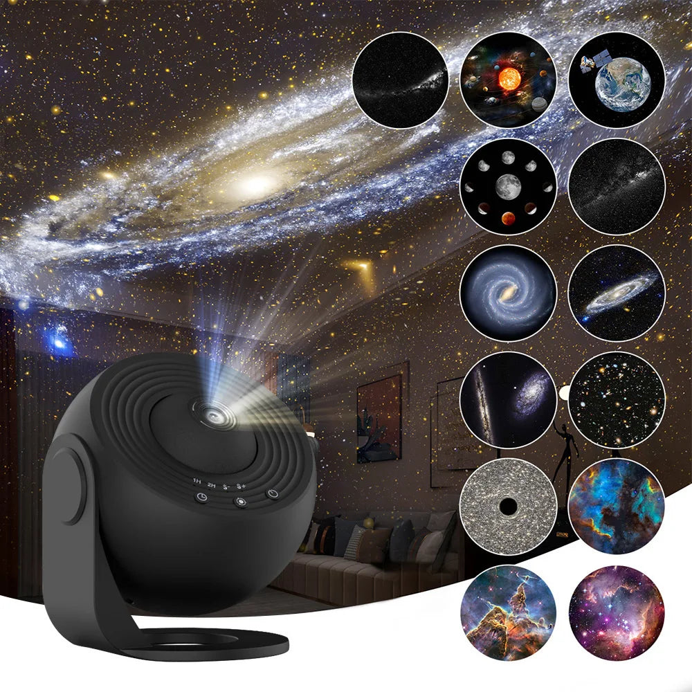 Transform Your Space: 13-in-1 Star & Galaxy Projector for Kids and Adults - Ultimate Aurora Night Light Experience!