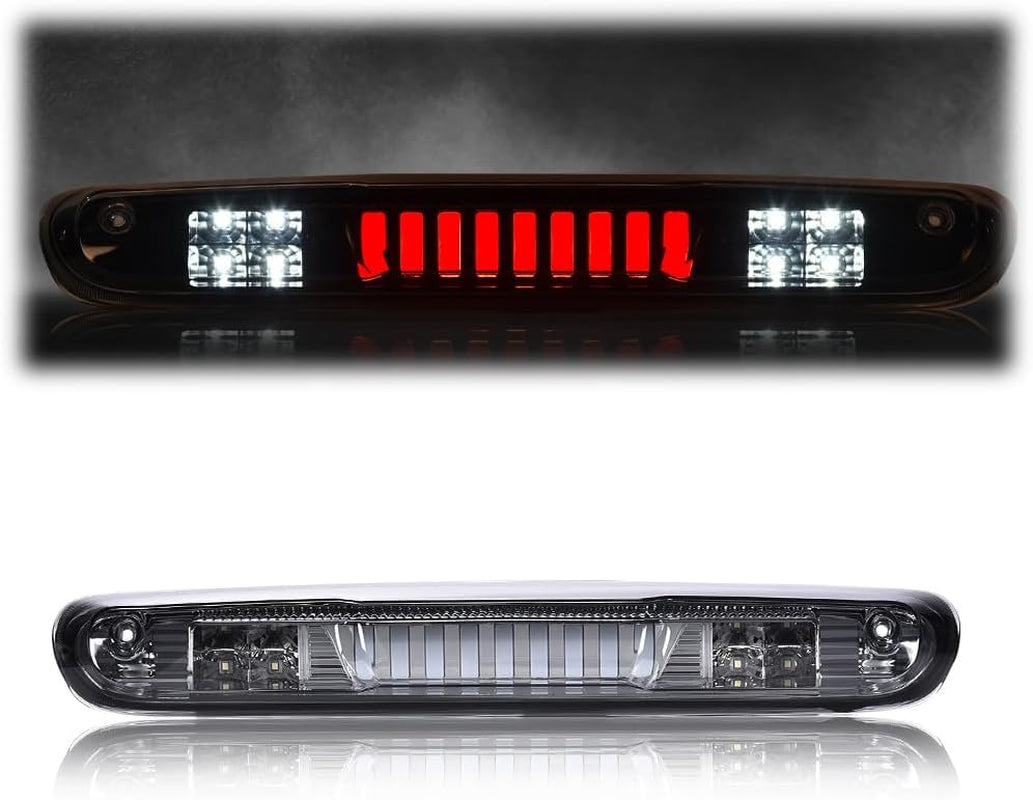 3D LED Third Brake Light for 2007-2013 Dodge Ram, Chevy Silverado, GMC Sierra - Smoky White