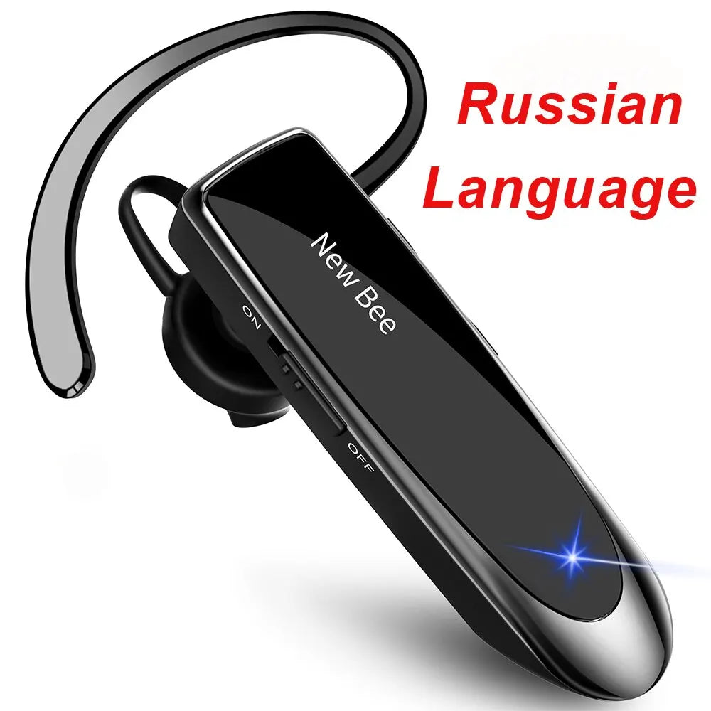 New Bee B41 Wireless Bluetooth 5.0 Earphones Hands-Free Mini Headset 22H Music Playing Earpieces with CVC 6.0 Mic for Iphones