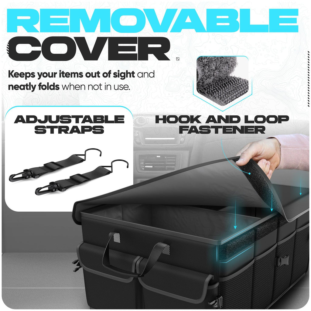 Fortem Collapsible Car Trunk Organizer and Storage Solution