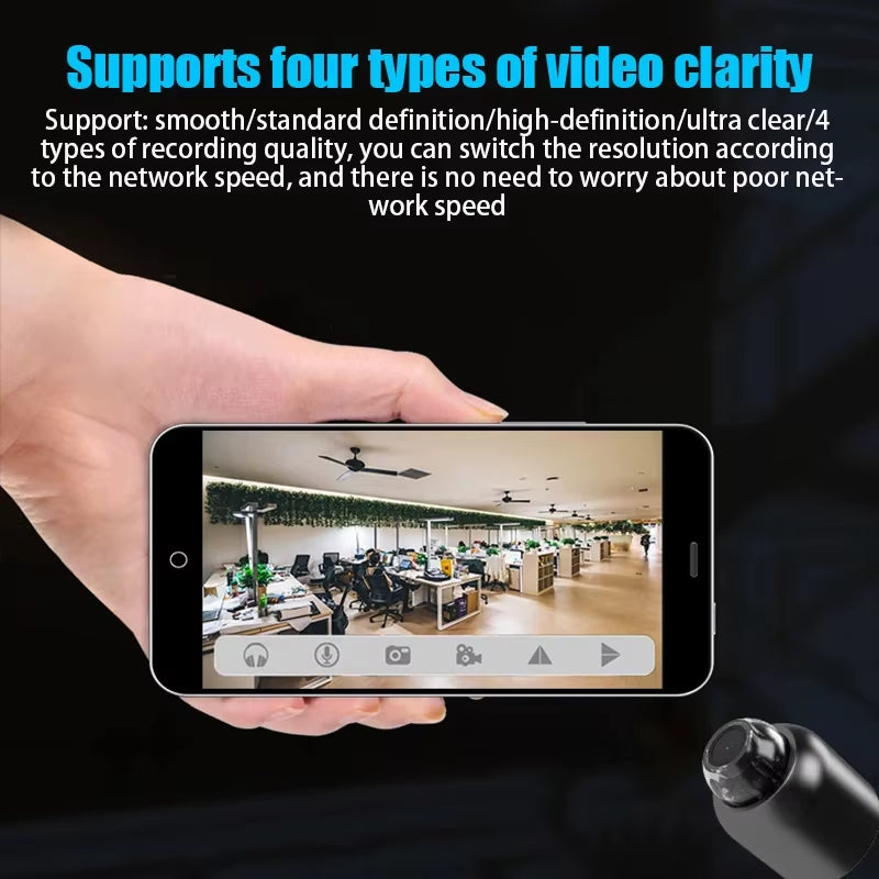 1080P HD Mini Camera Wifi Wireless HD Night Vision Camera Home X5 Remote Camera Kids Pet Safety Monitoring