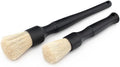 Detail Factory Boar Hair Detailing Brush Set - Ultimate Scrubbing Power for Interior, Exterior, Engine Bay, Wheels & Exhaust Tips with Comfortable Grip
