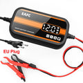 Newest 12V Car Battery Charger 2Ah-20Ah Intelligent Digital Display Lead Acid Battery Repair Charger for Car SUV Motorcycle