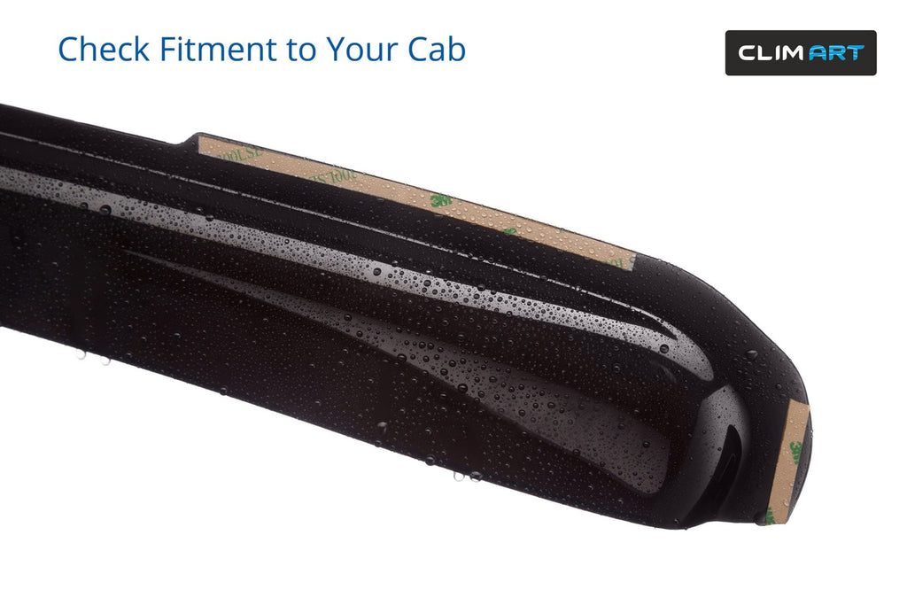Custom-Fit Window Deflectors for 2014-2018 Chevrolet Silverado and GMC Sierra Crew Cab