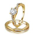Queena Wedding Ring Set Anniversary Band Engagement Ring for Women Sterling Sterling Cz