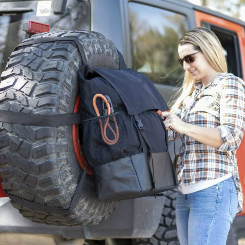 Ultimate Spare Tire Storage Bag - Versatile Tool & Garbage Organizer for Trucks and SUVs - Perfect for Off-Road Adventures!