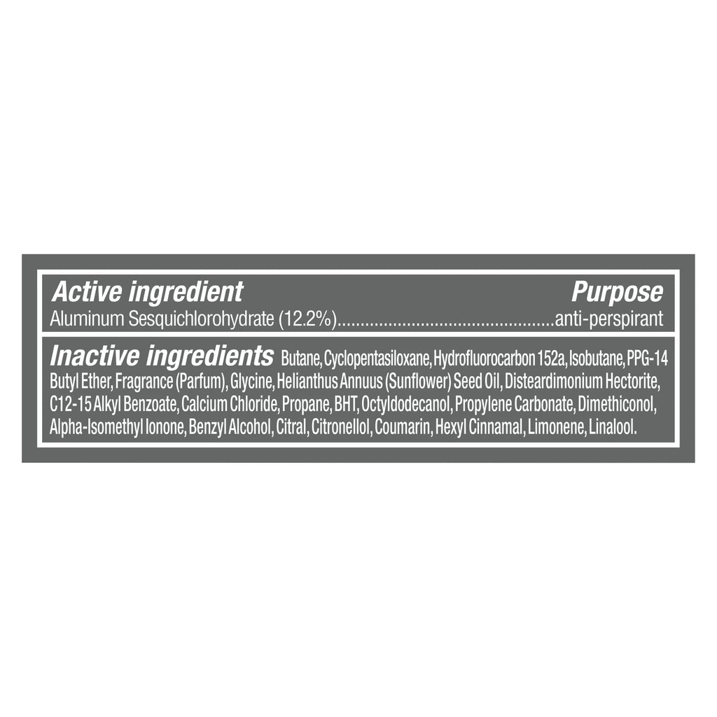 Stain Defense Long Lasting Men'S Antiperspirant Deodorant Dry Spray, Clean, 3.8 Oz
