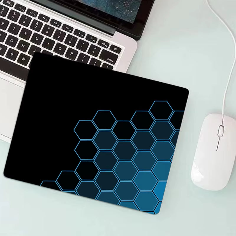 Hexagonal Anime Honeycomb Mouse Pad - Gaming Desk Mat for PC and Laptop Accessories