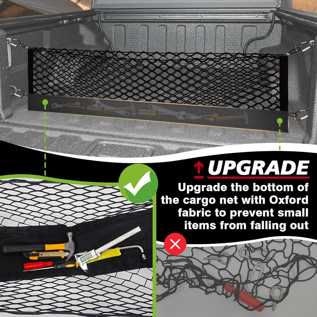 Truck Bed Cargo Net for Jeep Gladiator JT (2020-2025) - Premium Accessory
