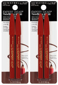 Maybelline New York Expert Wear Twin Brow & Eye Pencils - Dark Brown, 2 Count Pack for Effortless Beauty!