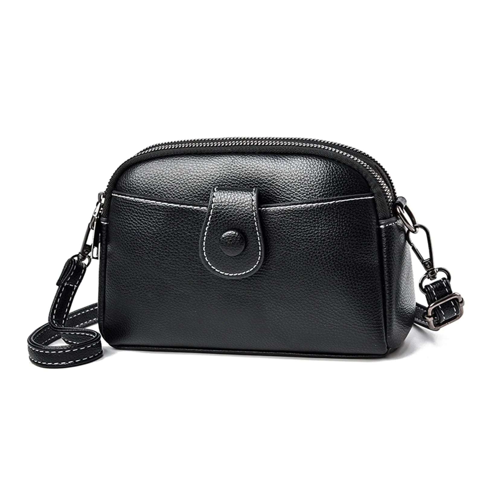 Womens Small Crossbody Bag Shoulder Hand Bags Leather Crossbody Purse for Women Lightweight Adjustable Strap Blue