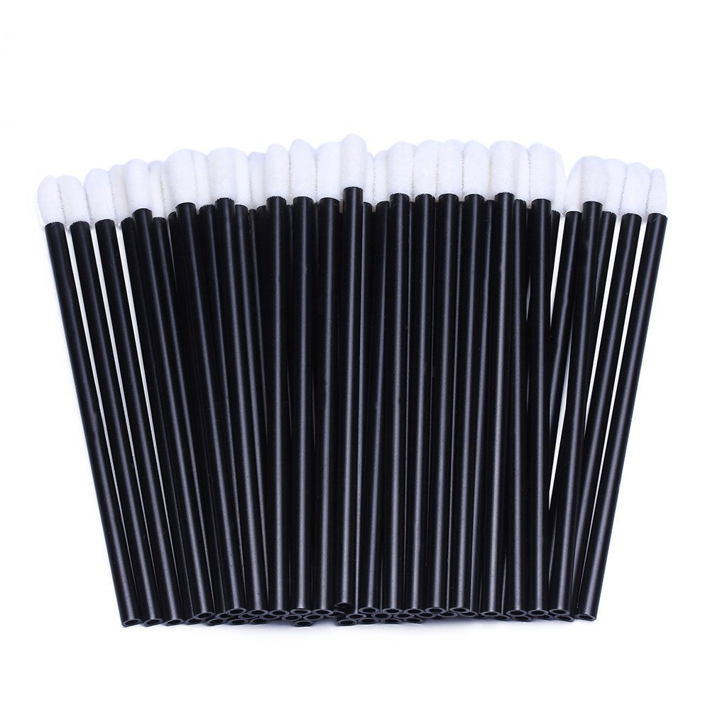 200 Disposable Lip Wands - Lint-Free Lip Brushes for Effortless Lipstick & Gloss Application - 200 Pack Beauty Tool