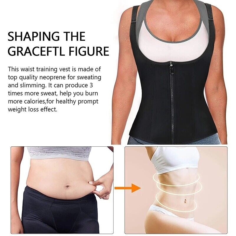 Women's Shapewear Waist Trainer Slimming Vest for Enhanced Belly Control and Body Shaping