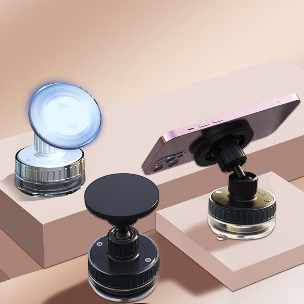Magnetic Vacuum Car Phone Holder and Wall/Table Mount for MagSafe Compatibility