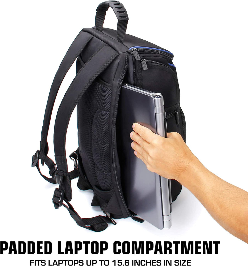 USA Gear Camera Backpack for Photographers Dslr/Slr/Mirrorless Camera Bag with Laptop Slot, Rain Cover, Tripod Holder