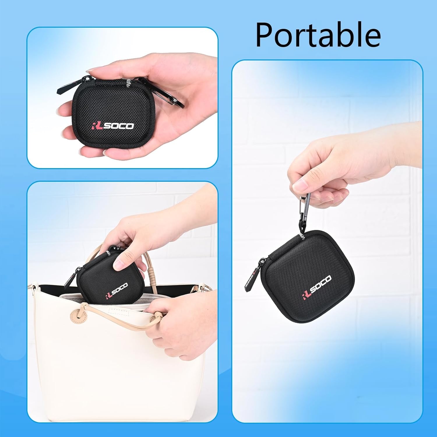 RLSOCO Carrying Case for FIXD Bluetooth OBD2 Scanner for Iphone & Android - Diagnostic Scan Tool (Case Only)