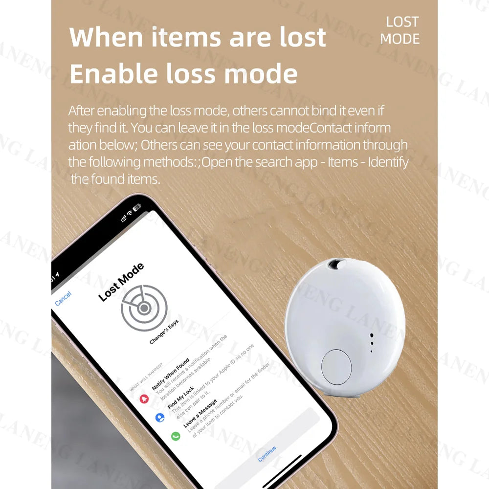 GPS IP67 MFI for Apple Tracker Smart Air Tag Child Key Pet Car Vehicle Lost Tracker Battery Life about 365 Day Bluetooth Tracker