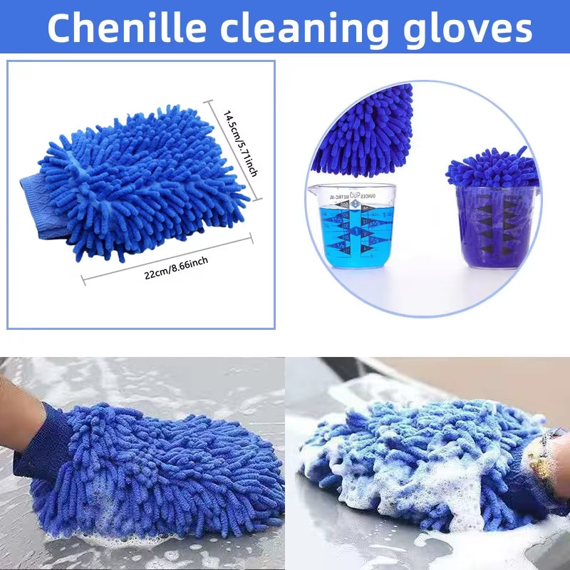 Car Detailing Brush Set: Comprehensive Auto Cleaning Kit for Vents, Gaps, and Air Outlet Maintenance
