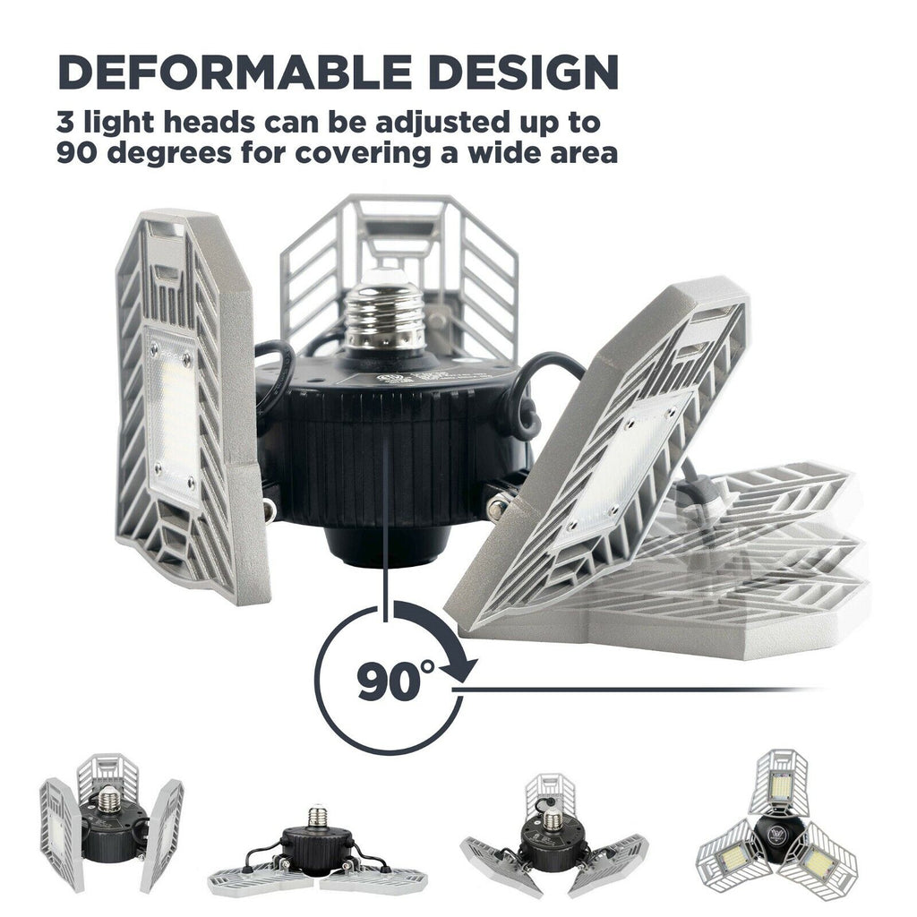 LED Adjustable Garage Lighting Solution