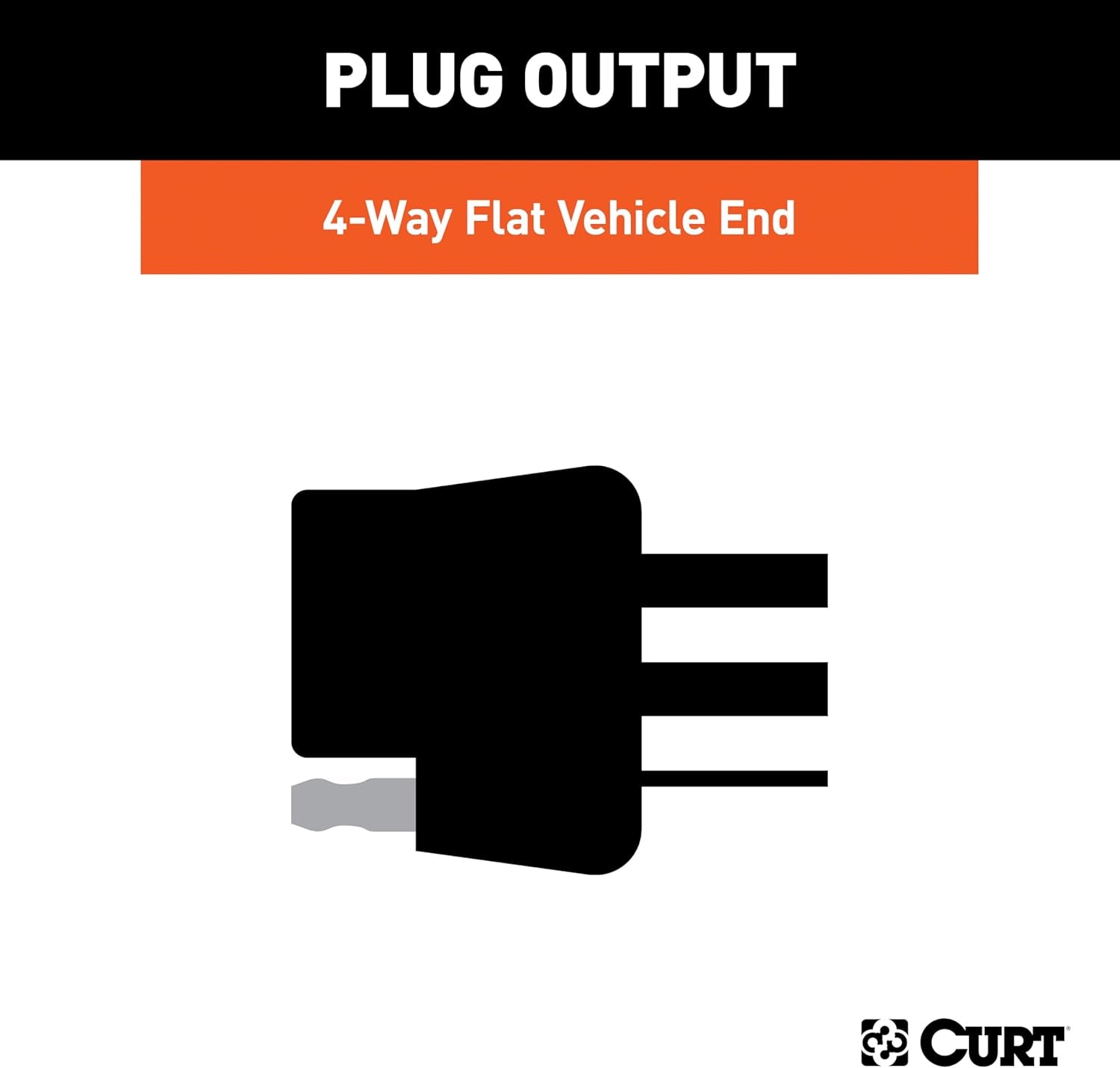 CURT 55563 Vehicle-Side Custom 4-Pin Trailer Wiring Harness for Select Lexus RX 330, Lexus RX 350