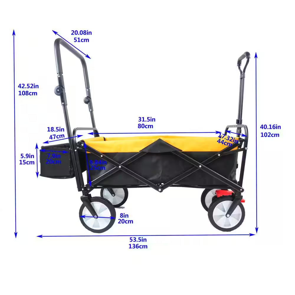3 Cu. Ft. Metal Garden Cart