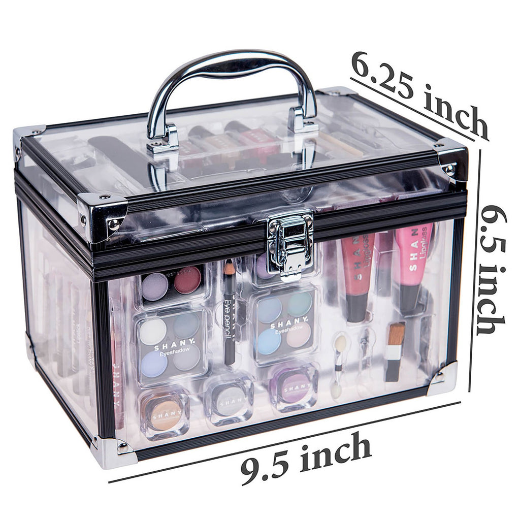 SHANY Comprehensive Makeup Trunk Set (Includes Eye Shadow Palette and Blush)