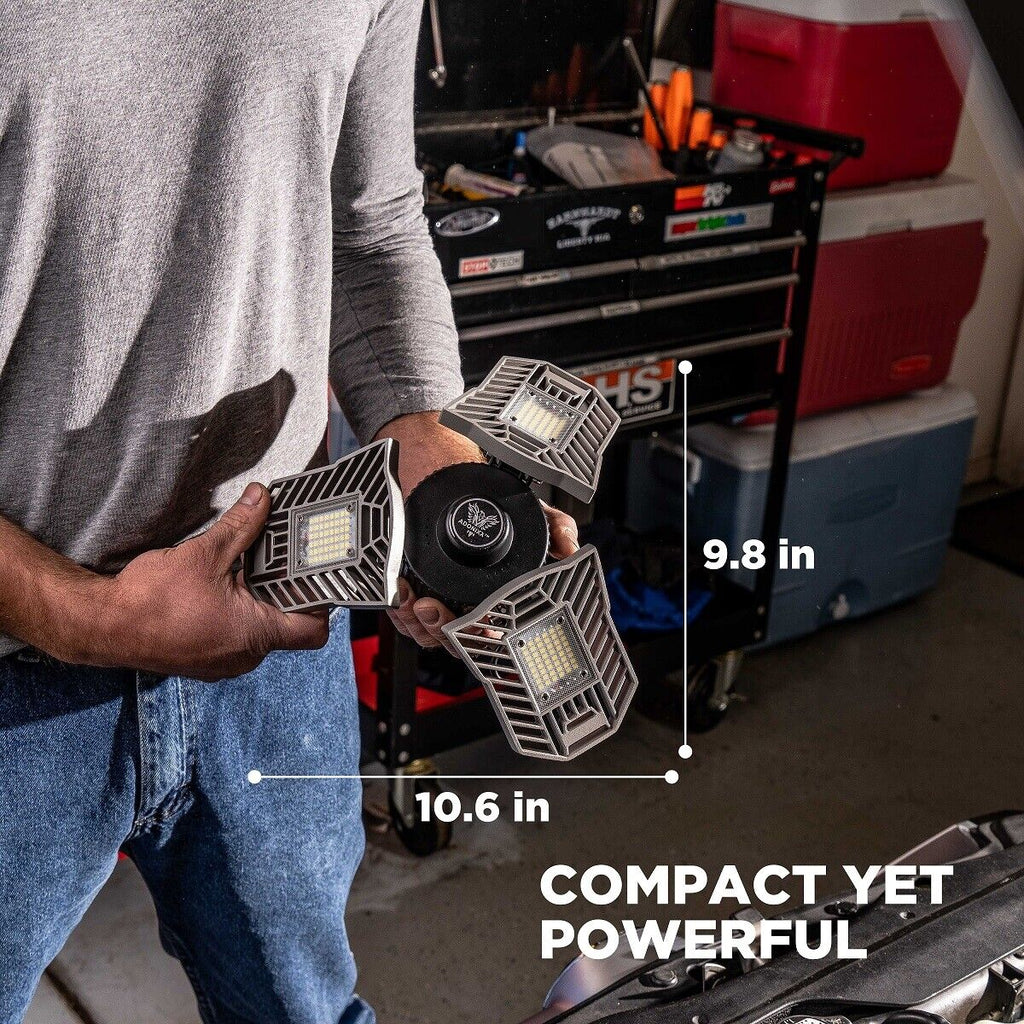 LED Adjustable Garage Lighting Solution