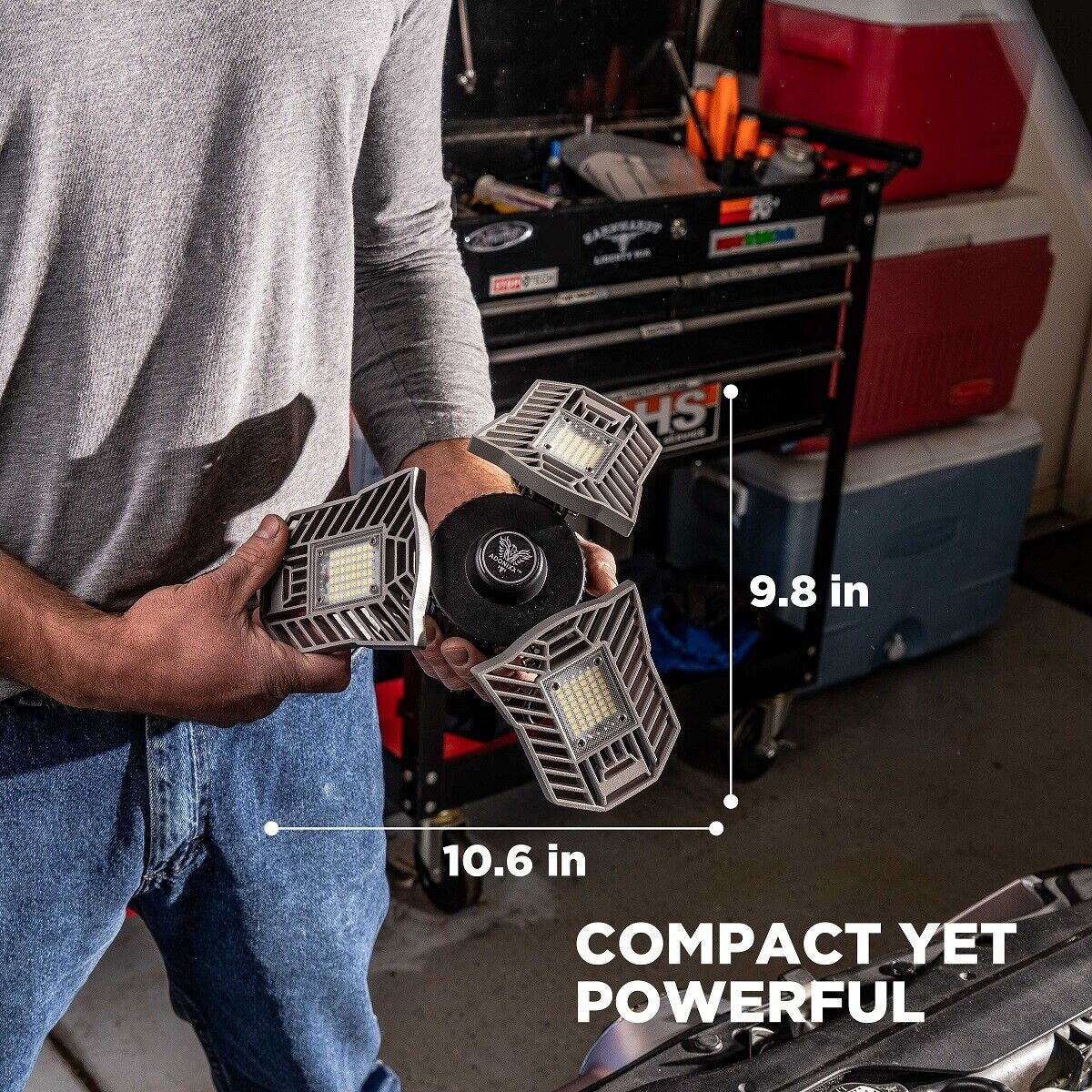 LED Adjustable Garage Lighting Solution
