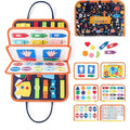 Busy Board Educational Toy for Toddlers 2-4 Year Old, Montessori Preschool Learning Educational Toys for 2-4 Boys Girls