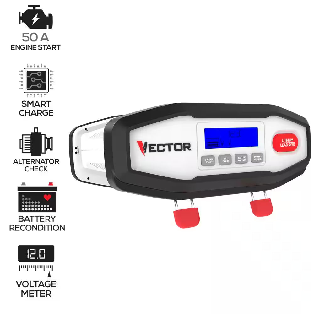 50-Amp Car Battery Charger/ Car Battery Maintainer
