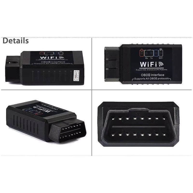 ELM327 WIFI V1.5 Car OBD2 Scanner Check Engine Light Diagnostic Tool Car Fault Detector Suitable for Ios and Android