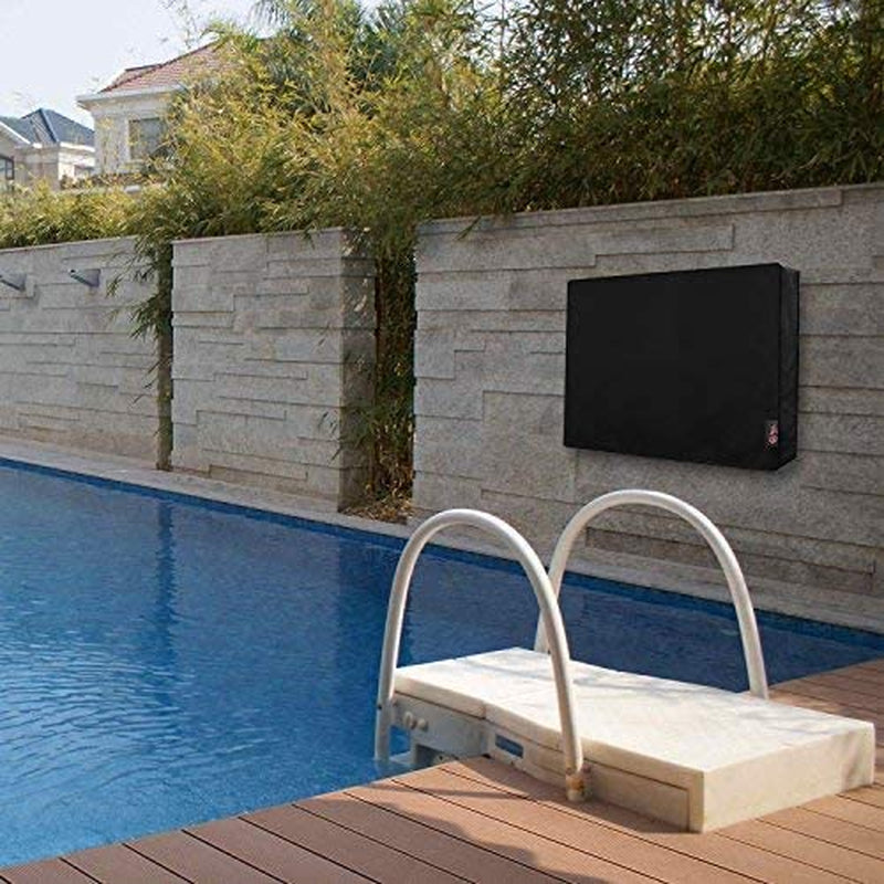 KOLIFE K LIFE Outdoor TV Cover 60 to 65 Inches, Waterproof and Weatherproof, Fits up to 58''W X 37''H for outside Flat Screen TV