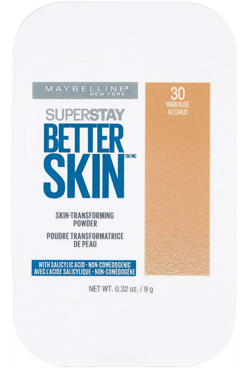 Maybelline Super Stay Better Skin Powder - Warm Nude, 0.32 Oz for Flawless Complexion