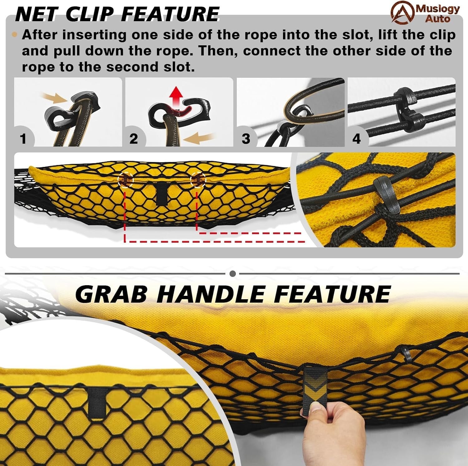 Truck Bed Cargo Net for Jeep Gladiator JT (2020-2025) - Premium Accessory