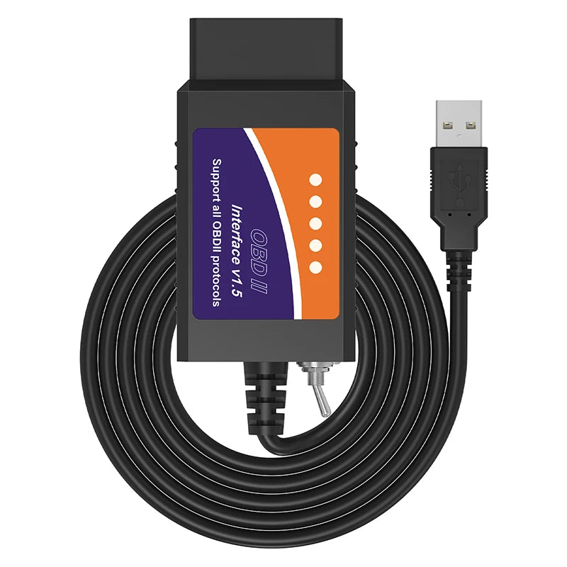 Forscan ELM 327 OBD2 Diagnostic Scanner USB V1.5 HS/MS CAN Switch for Ford Vehicles Coding Code Reader Free Shipping