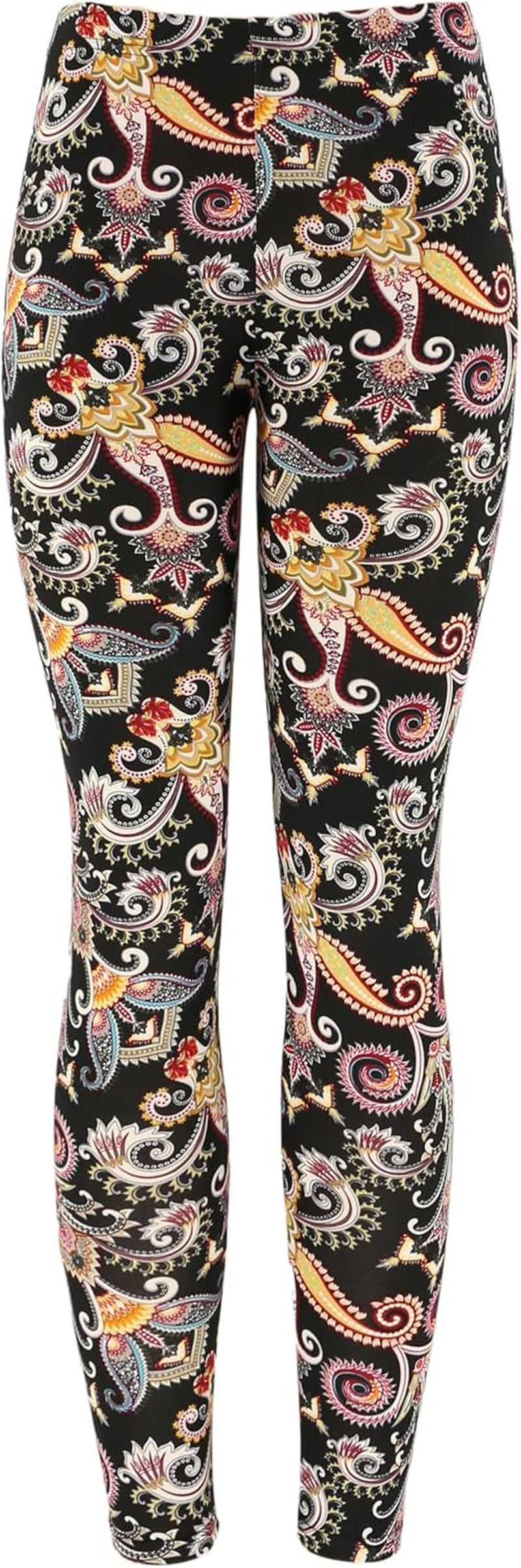 Boutique4Divas Kmystic Women'S Cotton Blend Basic Workout Fun Printed Leggings
