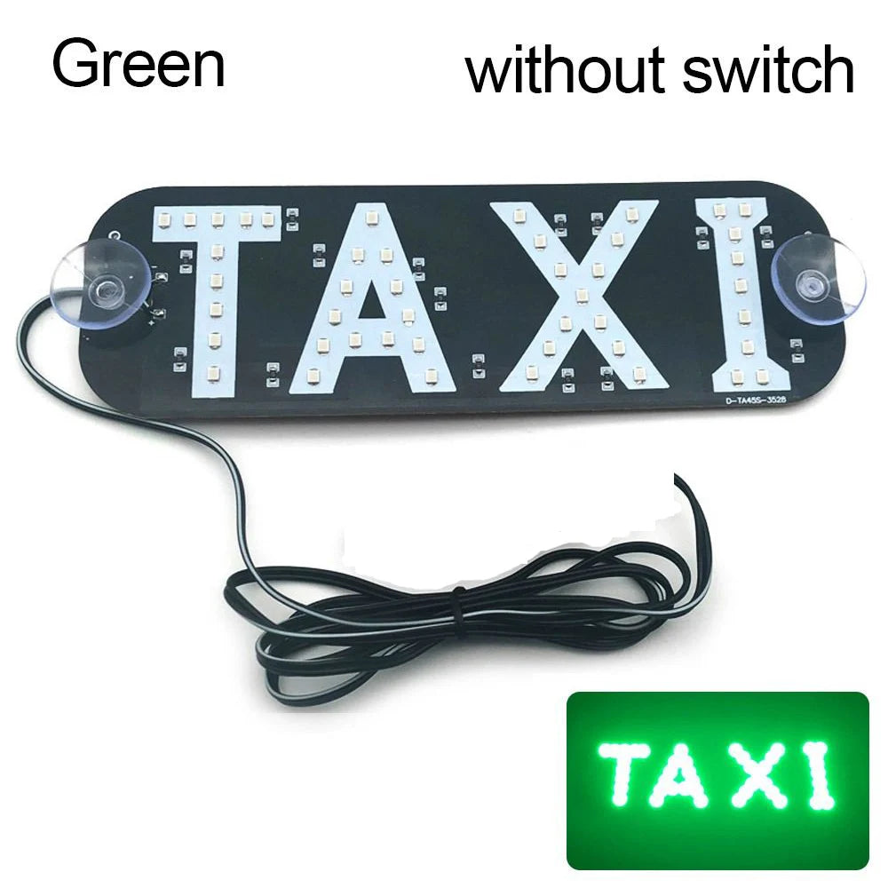 LED Taxi Light With/Without Switch 45SMD 2835 Car Signal Lamp Cab Indicator Light Panel Signal Beacon Windscreen Car Accessory