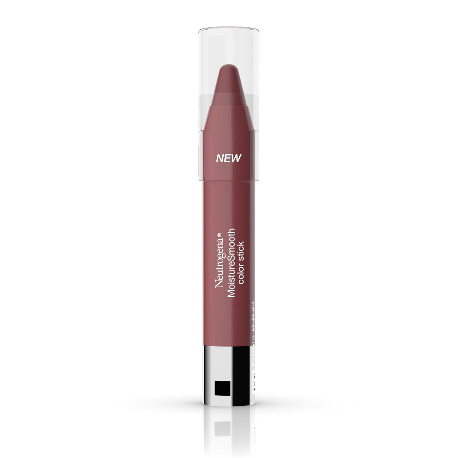 Neutrogena Moisturesmooth Color Lipstick - Plum Perfect (70) - Hydrating & Vibrant Color - 0.011 Oz