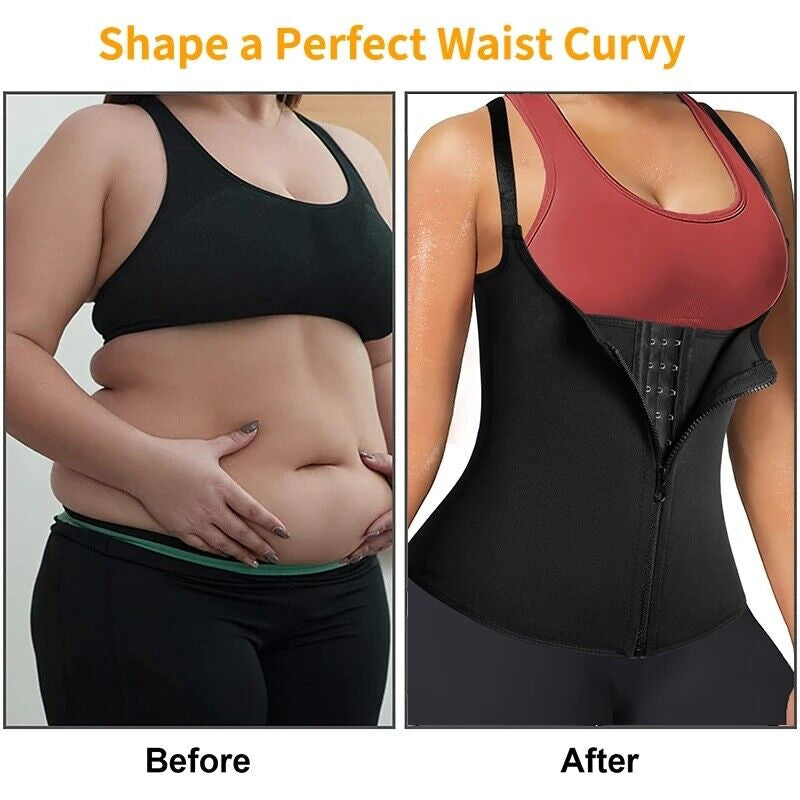 Women's Shapewear Waist Trainer Slimming Vest for Enhanced Belly Control and Body Shaping