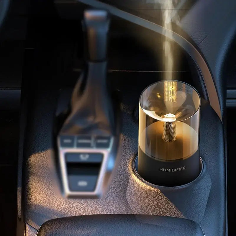 Portable USB Car Aromatherapy Humidifier & Diffuser - Mini Air Humidifier for Office & Car