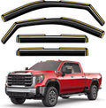 In-Channel Rain Guards for Chevy Silverado/GMC Sierra 2500HD 35