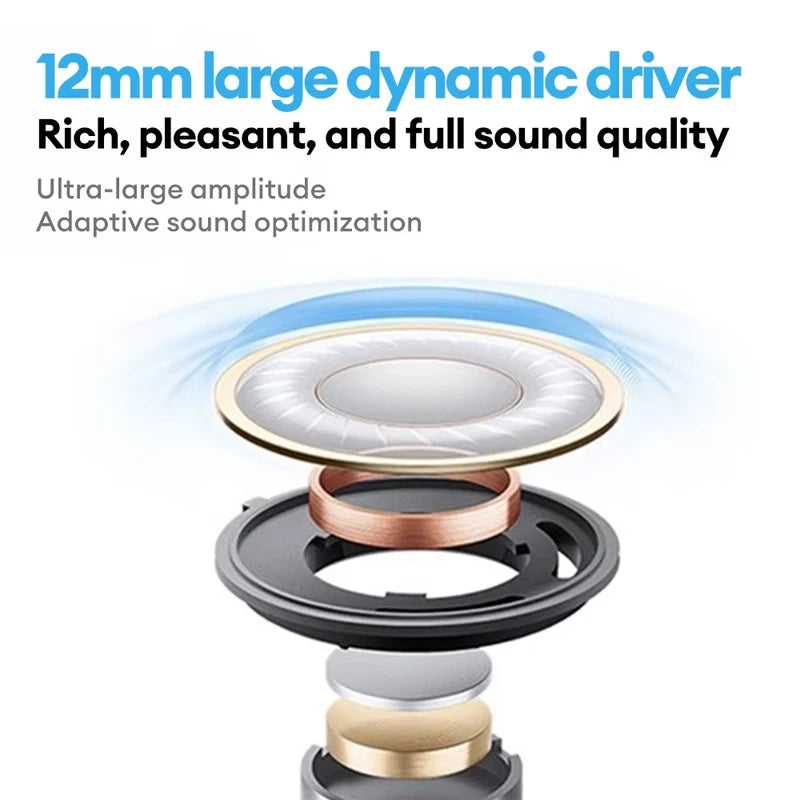 New Lenovo LE209 Wireless Bluetooth Earphone ANC Noise Reduction Hifi Music Bluetooth Headphone 30H Battery Life Gaming Headset