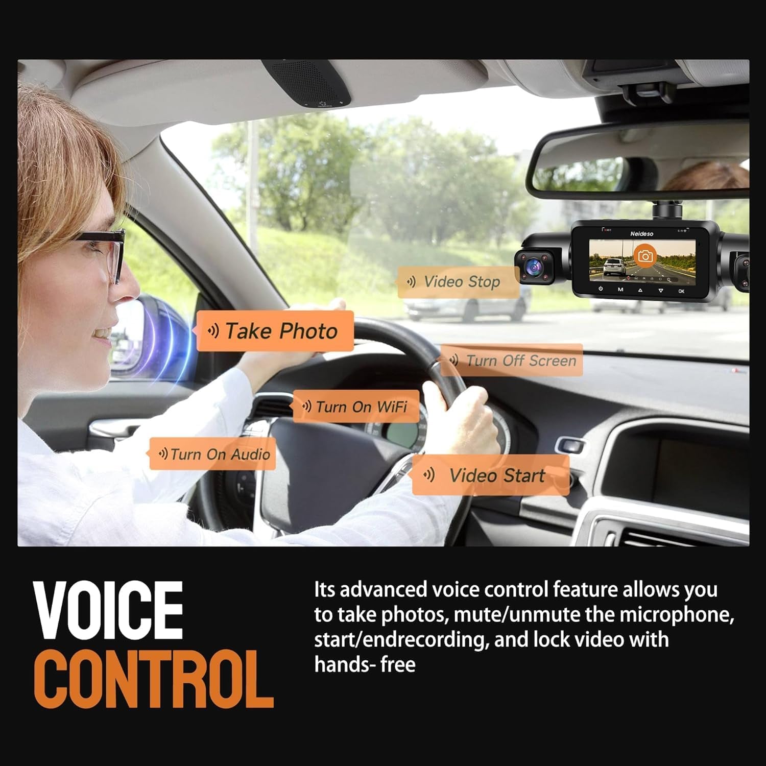 Mejor Camara De Seguridad FHD 1080P Para Carros De 360° Cámara De 4 Canales