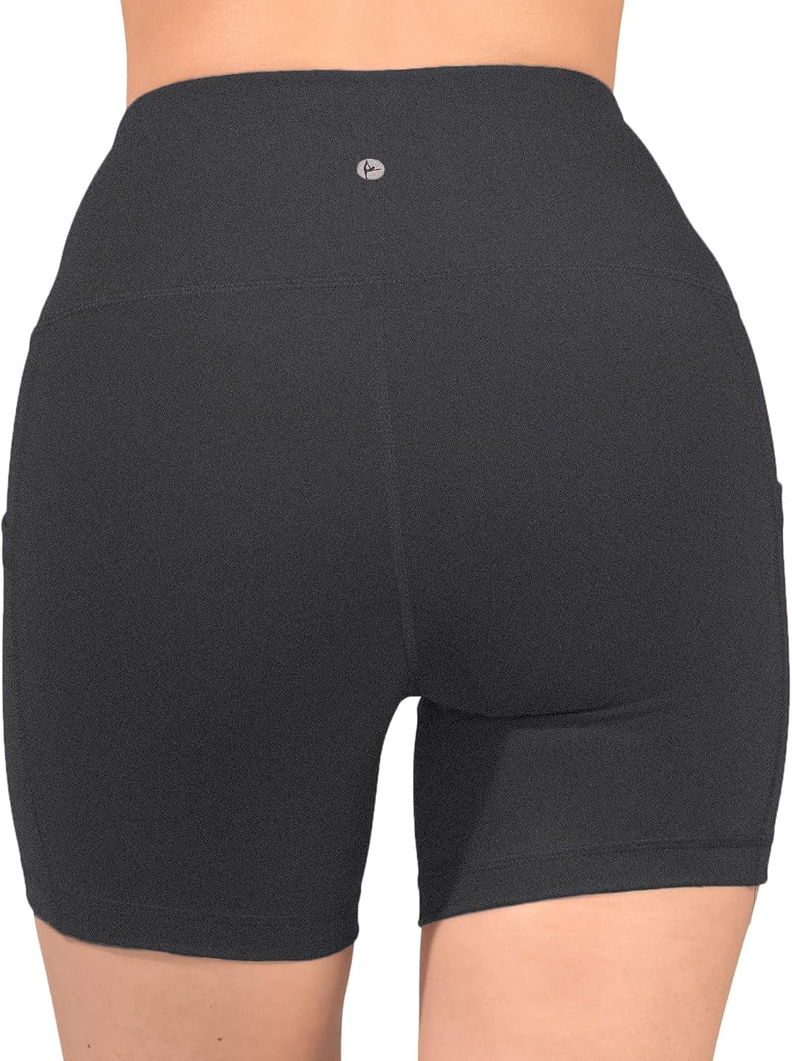 90 Degree by Reflex Womens High Waisted Biker Shorts with Side Pockets Workout Shorts 5”, 7”, 9”