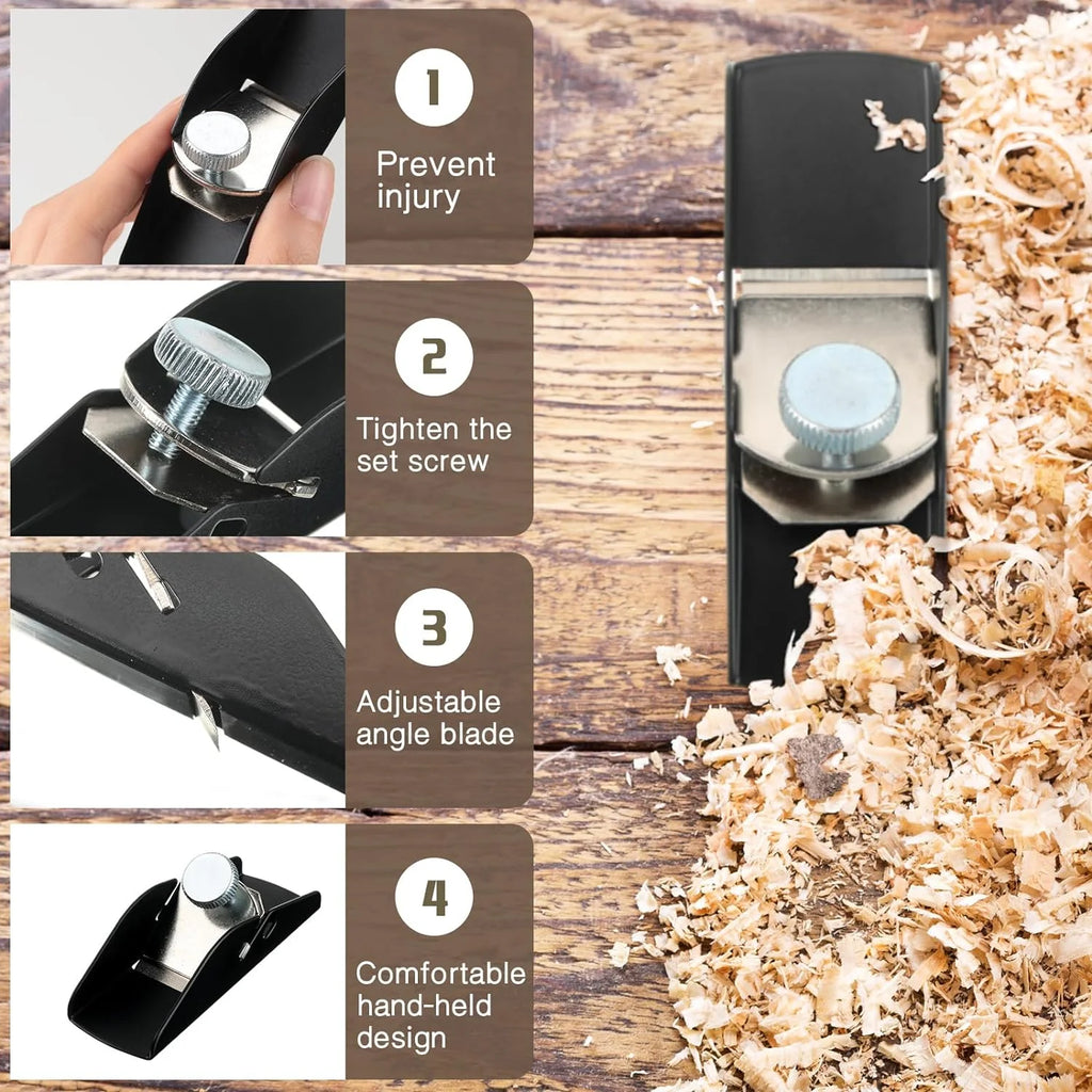 Mini Trimming Planer Hand Planer for Woodworking/Trimming/Wood Planing Portable Woodworking Hand Tools