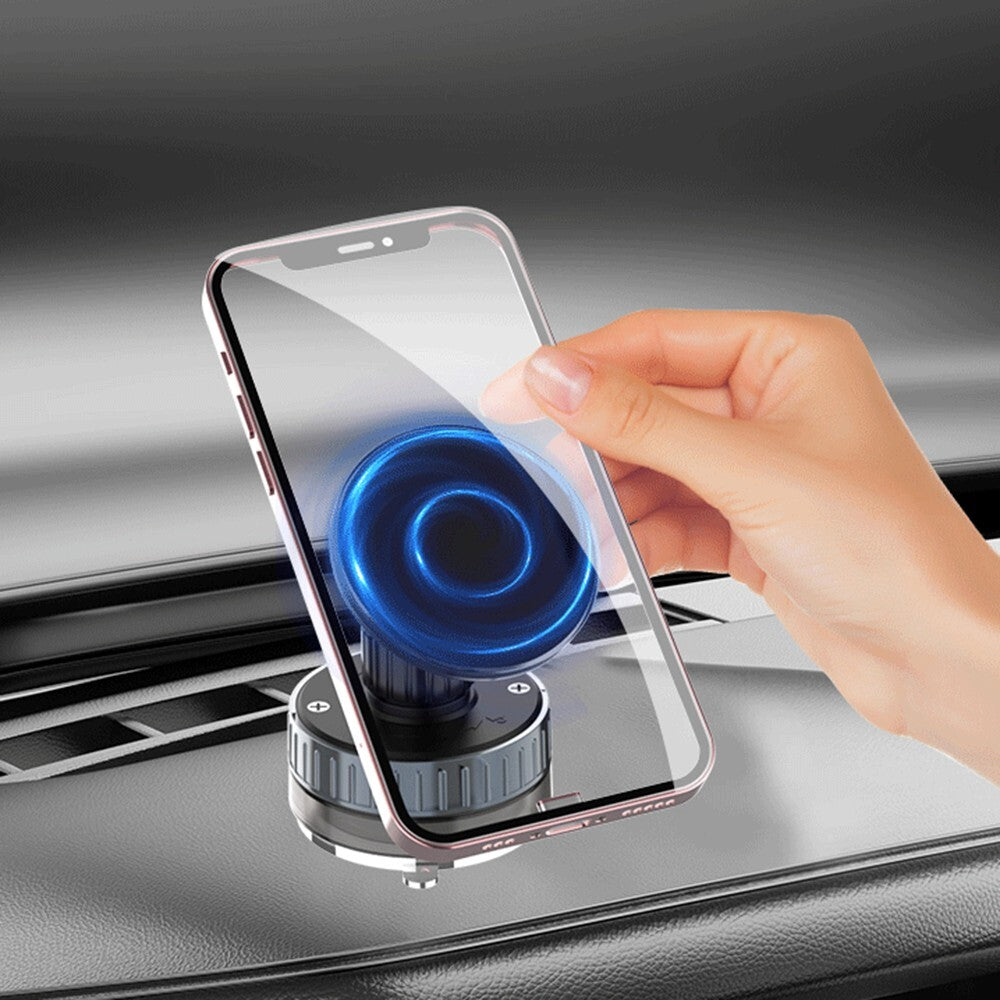 Magnetic Vacuum Car Phone Holder and Wall/Table Mount for MagSafe Compatibility