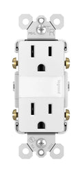 Legrand Radiant Adjustable LED Night Light Outlet - Safe, Tamper Resistant Design for Kids - White NTL885TRWCC6