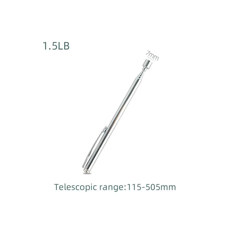 360° Inspection Mirror LED Light Extend Telescopic Inspection Work Mirror with Grip Handle Car Maintenance Repairing Pickuptools
