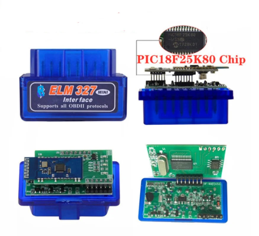 Mini Elm327 V1.5 Obd Driving Behavior Diagnostic Tool Bluetooth Interface Scanner Code Reader Tool Check Engine Diagnostic Tools