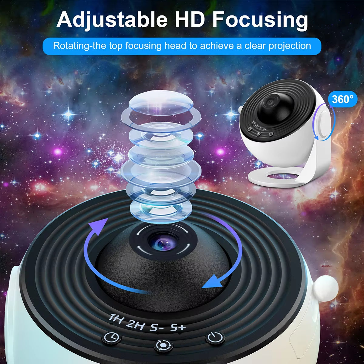 Transform Your Space: 13-in-1 Star & Galaxy Projector for Kids and Adults - Ultimate Aurora Night Light Experience!